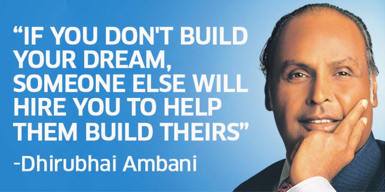 Dhirubhai Ambani started his entrepreneurial career by selling Bhajias to pilgrims in Mount Girnar over the weekends. He moved to Aden, Yemen after completing his matriculation at the age of 16. He worked there as a gas-station attendant, and as a clerk in an oil company. He returned to India in 1958 with Rs 50,000 and set up a textile trading company. He is remembered as the one who rewrote Indian corporate history and built a truly global corporate group. His life and achievements prove that backed by confidence, courage and conviction, man can achieve the impossible. Ambani took Reliance Industries public in 1977 and by 2007, the combined fortune of the family was $60 billion, making the Ambanis the third richest family in the world.